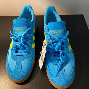 Adidas Youth Blue and Yellow Athletic Shoes